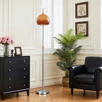 Cozylumi™ Glass Floor Lamps for Living Room, Modern Floor Lamps with Glass Shade &