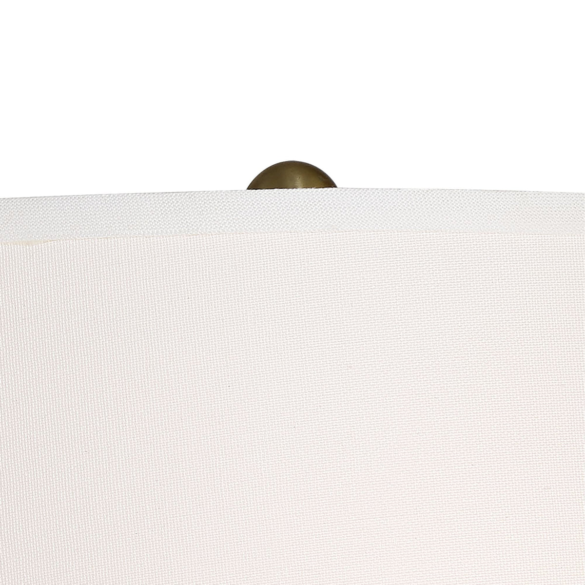 Cozylumi™ Vintage Floor Lamp 58" Tall Brushed Antique Brass Metal Off White Linen Drum