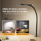 Cozylumi™ Coliware LED Desk Lamp for Office Home, Eye Caring Architect Lamp with Clamp