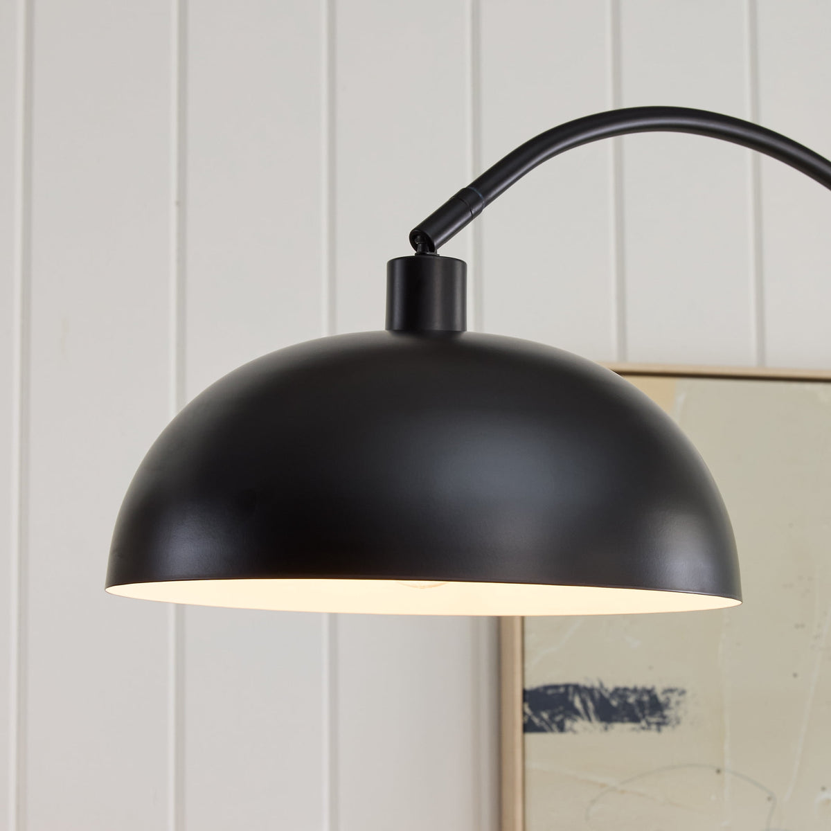 Cozylumi™ Black Finish Arch Dome Floor Lamp