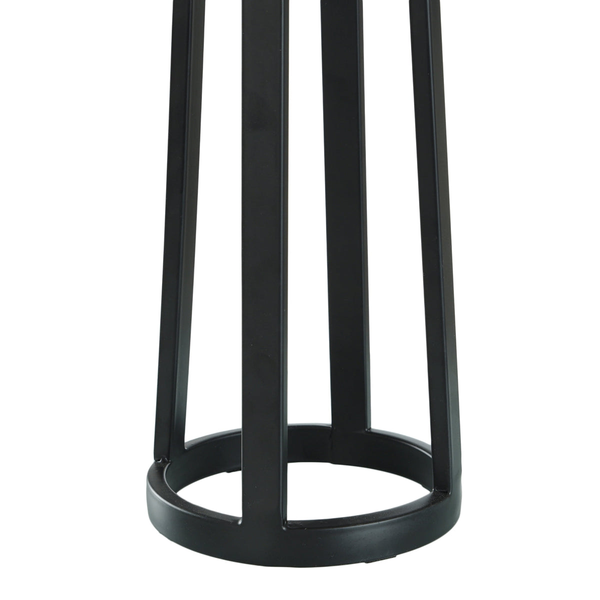 Cozylumi™ Modern Matte Black Table Lamp with Classic Drum Shade
