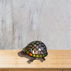 Tiffany-style Turtle Accent Lamp