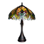 RADIANCE Goods Tiffany-Style 2 Light Victorian Table Lamp 16" Shade