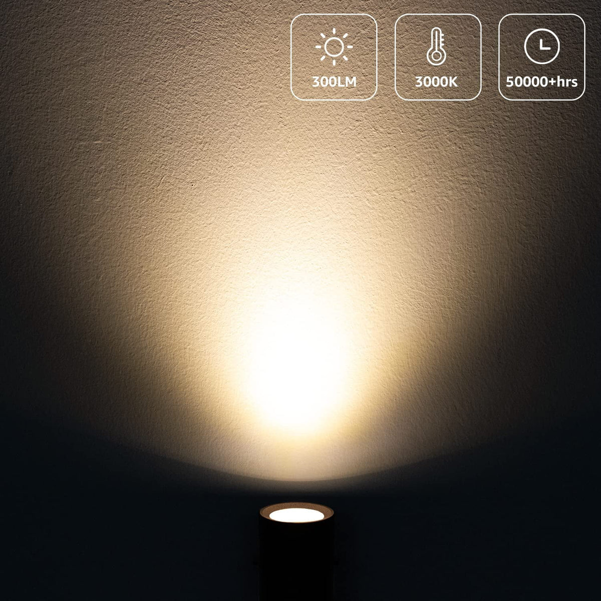 Cozylumi™ SUNVIELED Spotlights Indoor, 3W Up Light Floor Lamps, 3000K Accent Lighting