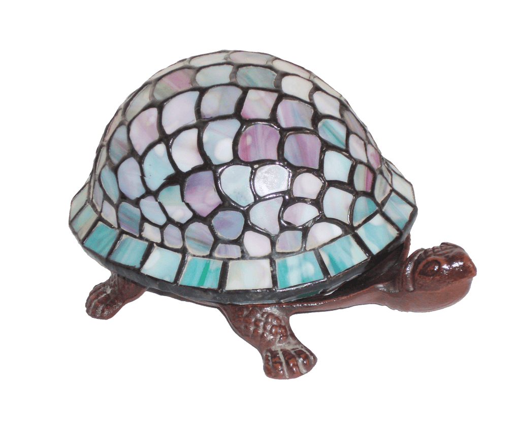 Tiffany-style Turtle Accent Lamp