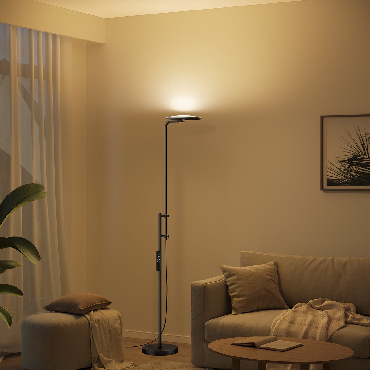 Cozylumi™ 32W/3000LM Floor Lamp, Super Bright LED Floor Lamp with Remote Control, 70"