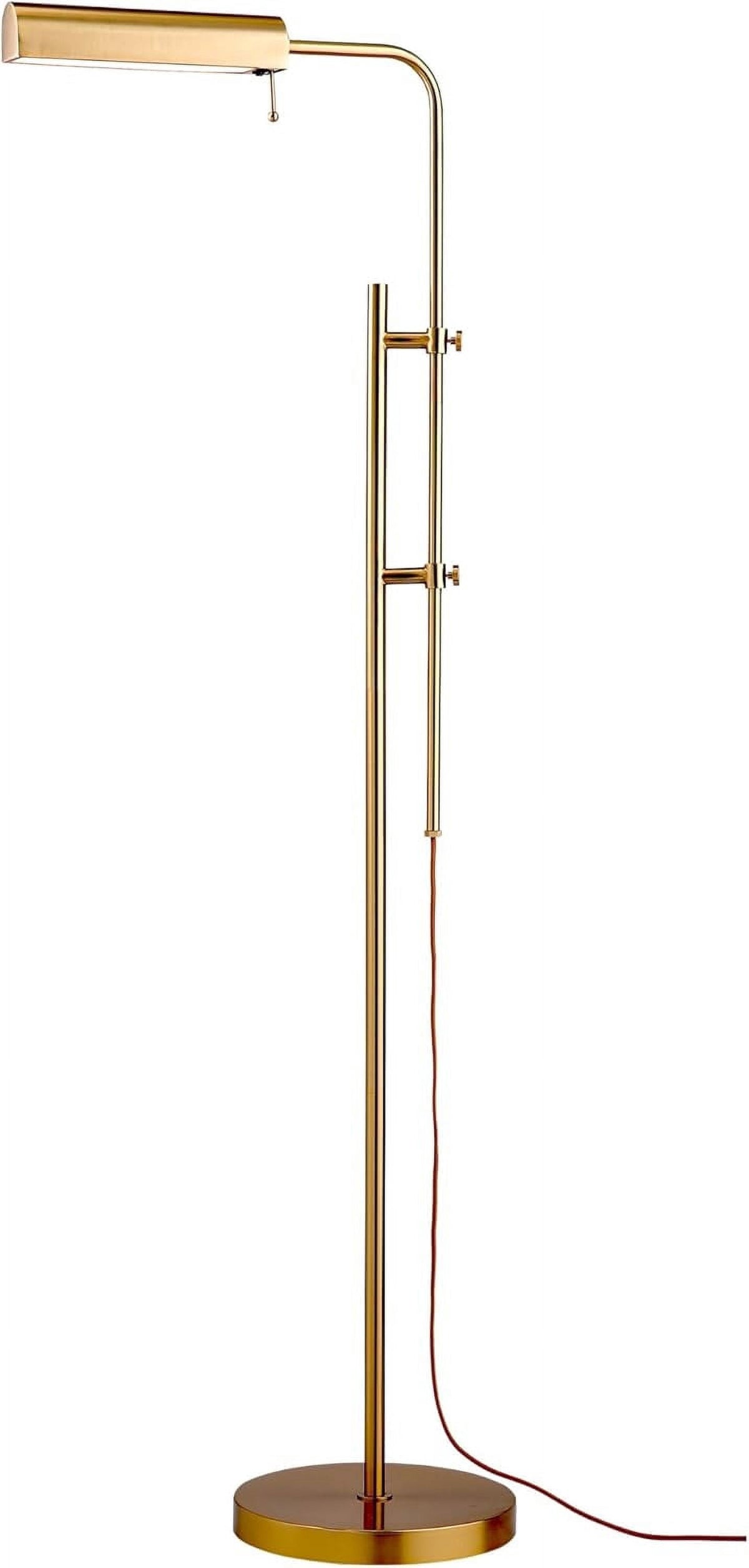 Cozylumi™ Lumadin 52?/72? Modern Adjustable 1-Light Modern Adjustable Brass Floor Lamp