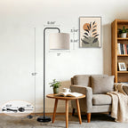 Cozylumi™ VOLIVO Floor Lamp, 63? Tall Standing Lamp with Foot Switch,3 Color