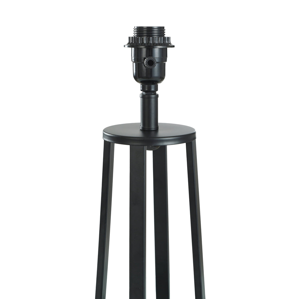 Cozylumi™ Modern Matte Black Table Lamp with Classic Drum Shade