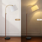 Cozylumi™ RORIA 64? Modern Floor Lamp, Height Adjustable Curved Standing Lamp,for