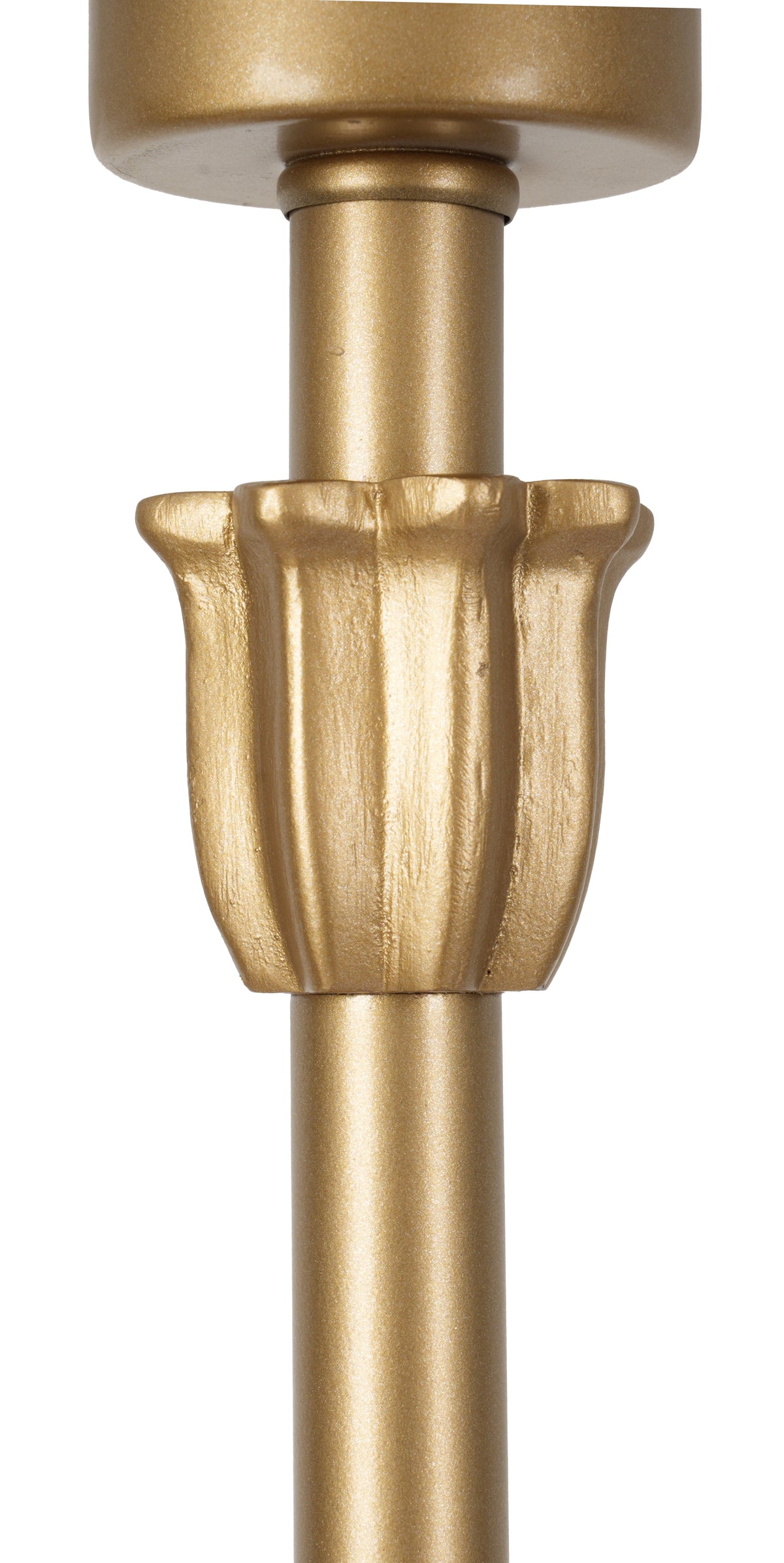 Cozylumi™ Capiz Scalloped Glass Table Lamp, Gold Finish, 19"H