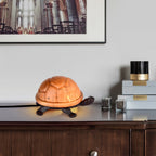 Warehouse of Tiffanys Amber Turtle Accent Lamp
