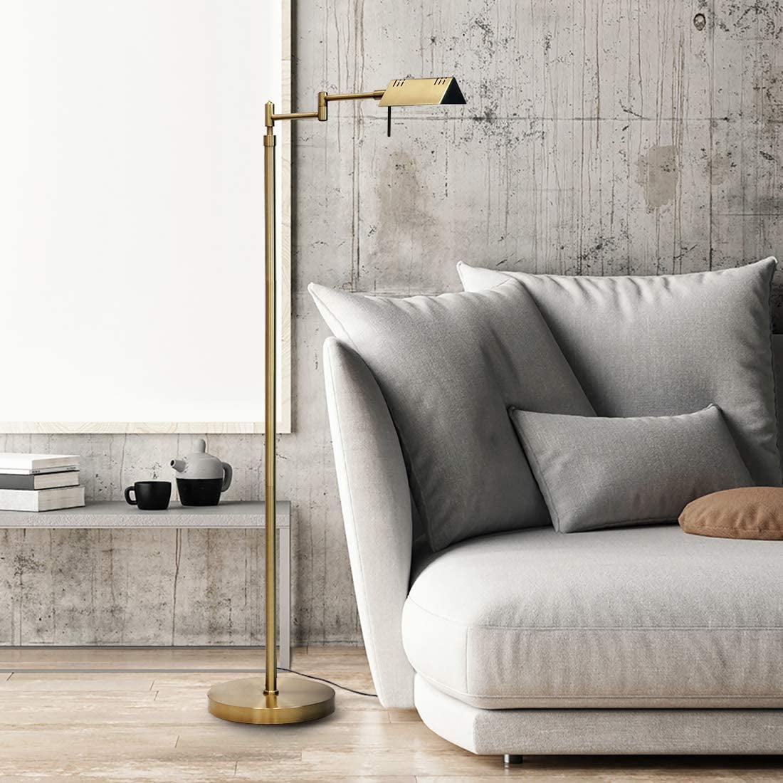 Cozylumi™ O?Bright Dimmable LED Pharmacy Floor Lamp, 12W LED, Full Range Dimming, 360