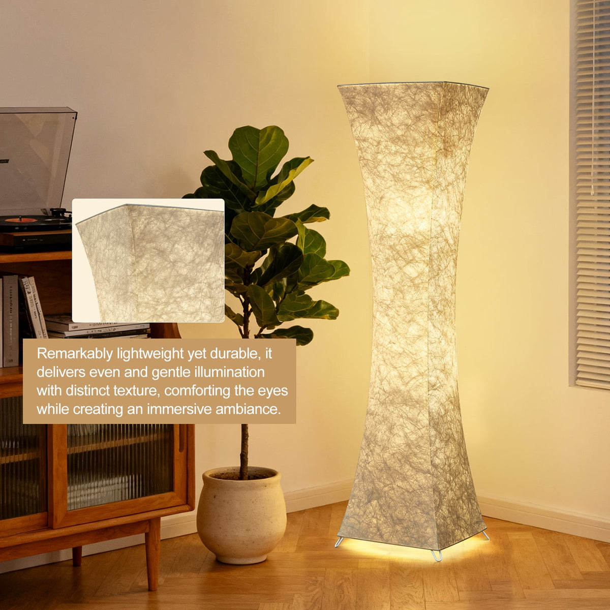 Cozylumi™ Floor Lamp for Living Room, 47? Adjustable Color Temperature Standing Corner