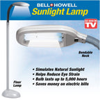 Cozylumi™ 60? Adjustable Head Light Gray Floor Lamp