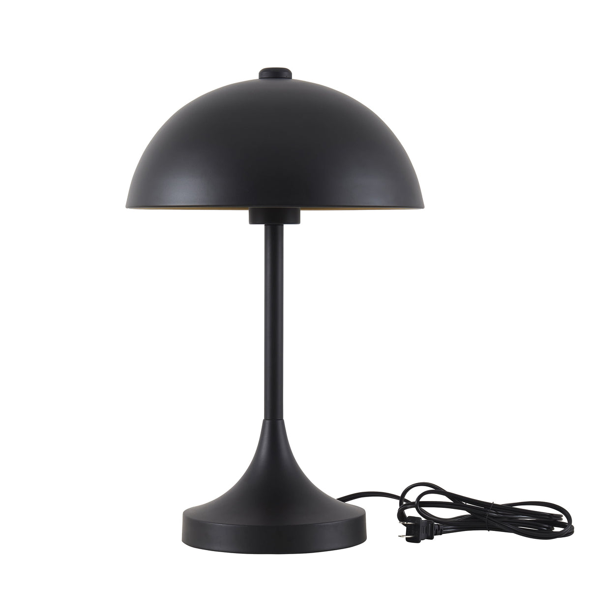Vellune™ Modern Dome 18 in Touch On/Off Table Lamp, Brass