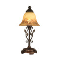 Dale Tiffany Leaf Vine Hand Painted Mini Lamp