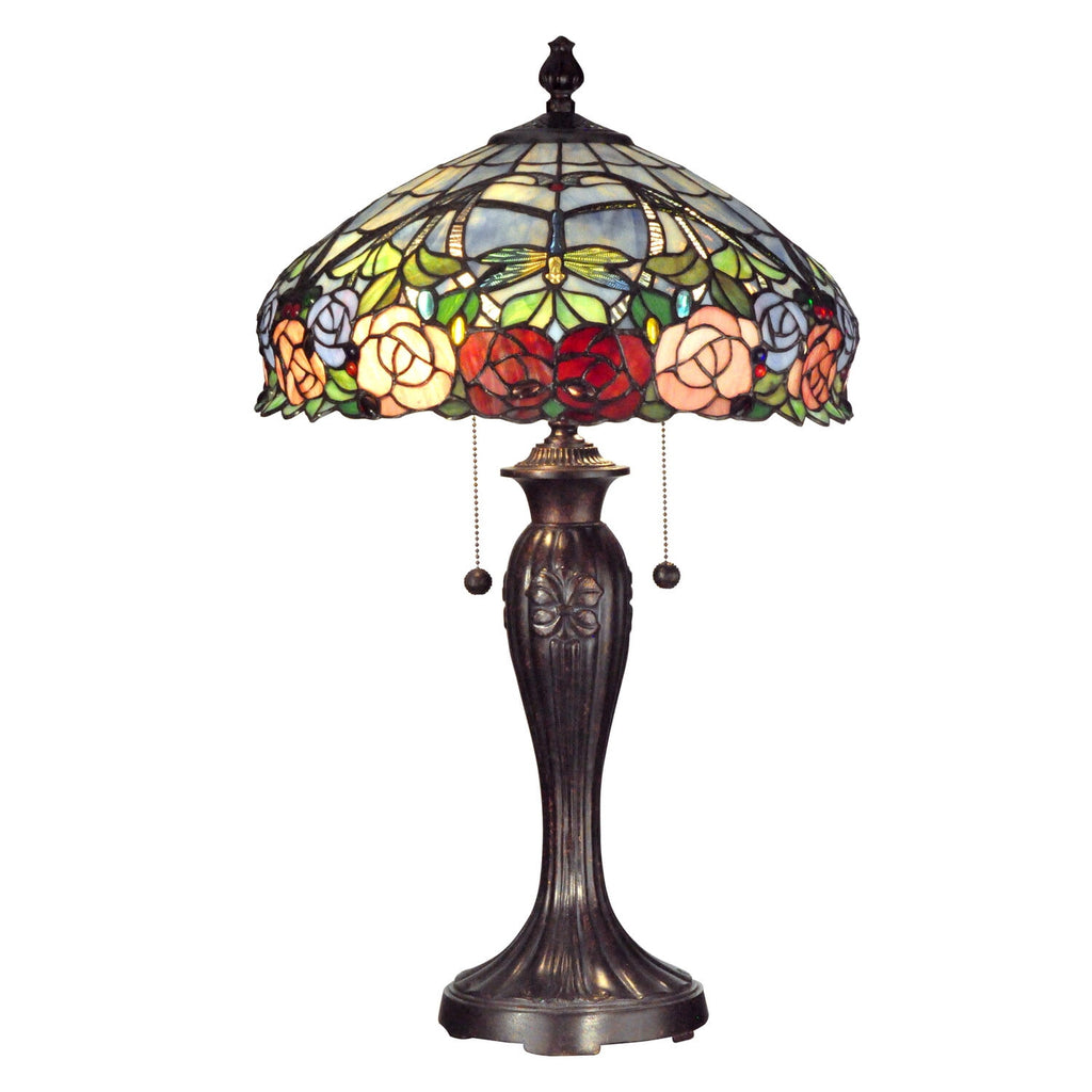 Dale Tiffany Zenia Rose Table Lamp