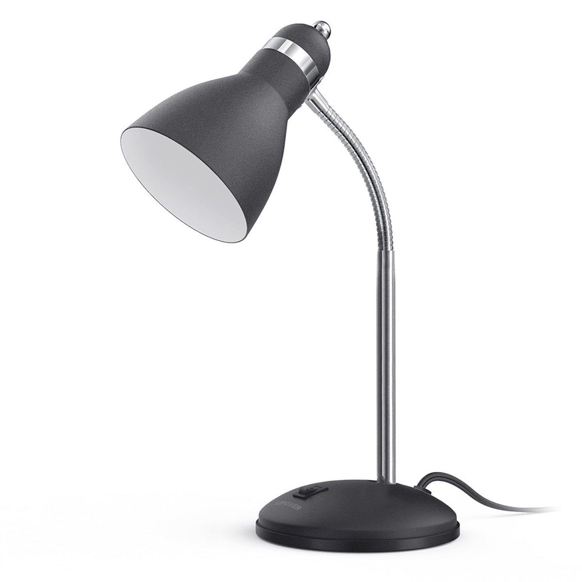 Vellune™ Metal Desk Lamp, Adjustable Gooseneck Reading Lamp for Home, Office, Bedroom