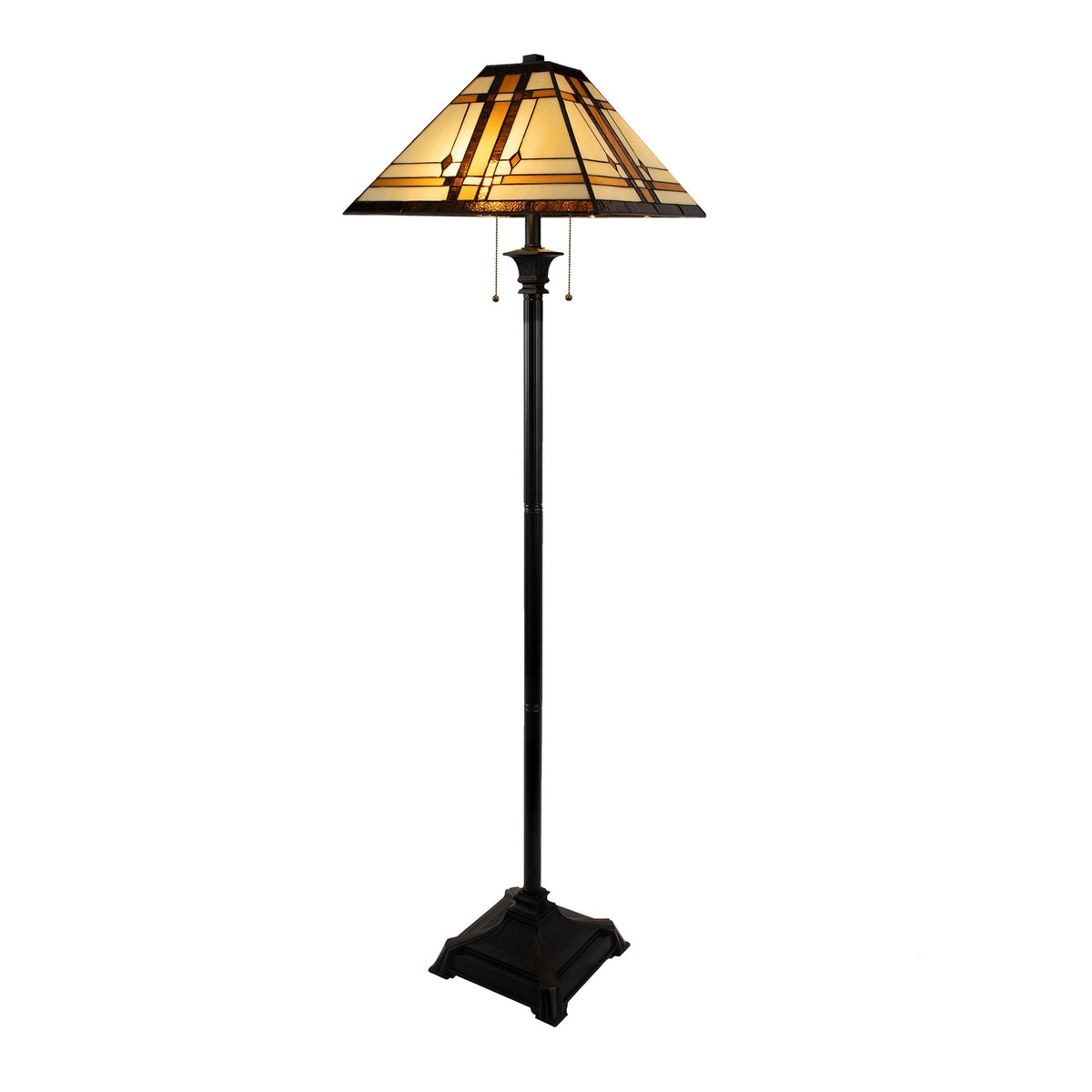 Cozylumi™ 61? Tiffany Style Floor Lamp - Standing Lamp for Bedroom and Living Room with