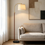 Cozylumi™ RORIA 64? Modern Floor Lamp, Height Adjustable Curved Standing Lamp,for