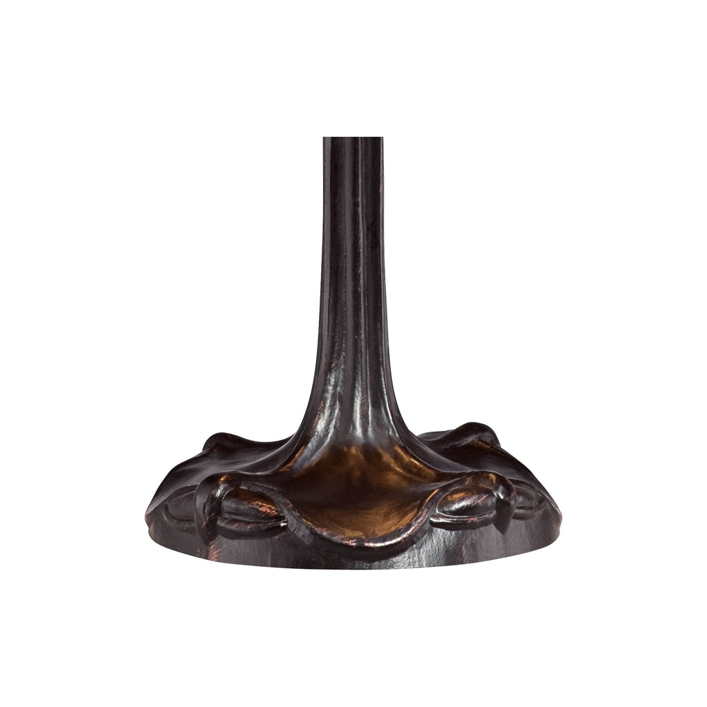 Robert Louis Tiffany Traditional Table Lamp 24.75" High Bronze Tropical Birds Stained Glass Shade for Living Room Family Bedroom Nightstand