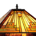 CHLOE Lighting INNES Tiffany-style 2 Light Mission Table Lamp 16" Shade