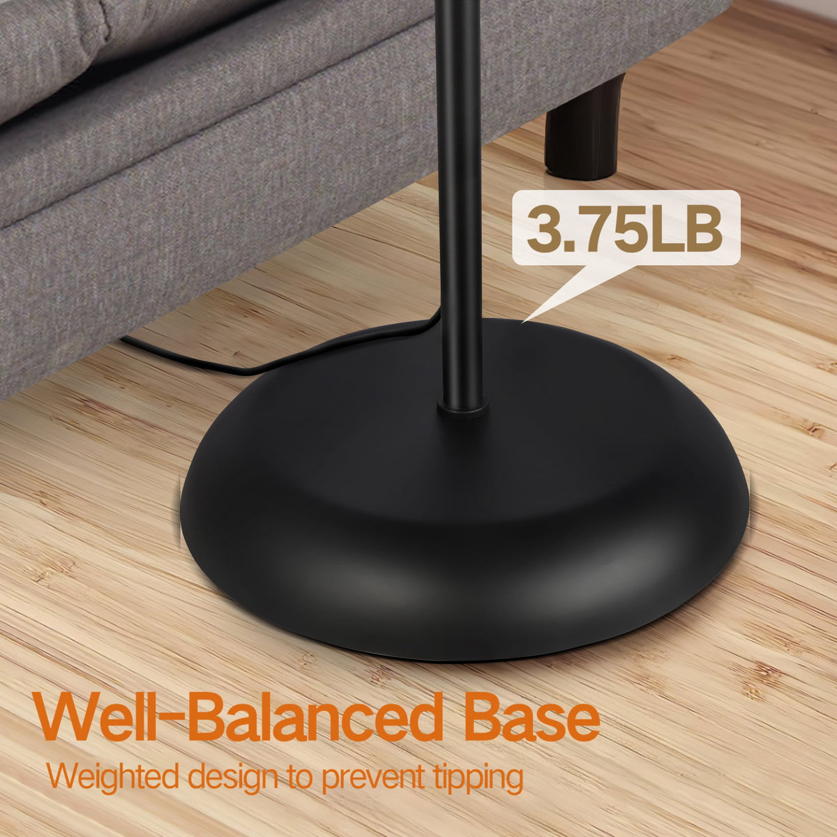 Cozylumi™ 71" Floor Lamp with Remote, 4 Color Temperature Modern LED Standing Light for