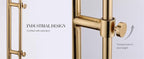 Cozylumi™ Lumadin 52?/72? Modern Adjustable 1-Light Modern Adjustable Brass Floor Lamp