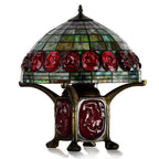 Tiffany-style Mika Turtleback Double-lit Table Lamp