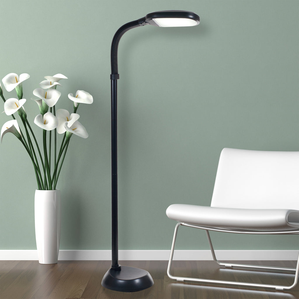 Cozylumi™ Adjustable LED Floor Lamp with Bendable Neck - Natural Sunlight LED Lamp for