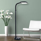 Cozylumi™ Natural Sunlight LED Floor Lamp with Bendable Neck 60 Inch Black