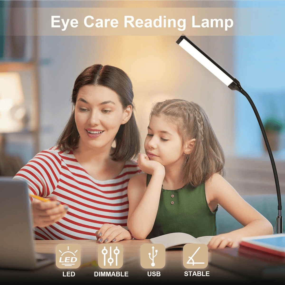 Cozylumi™ Gaormii LED Floor Lamp for Living Room, Bright Reading Lamp with 10 Stepless
