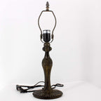 Tiffany Lamp Bedside Table Lamp Yellow Hexagon Stained Glass Mission Style Reading Desk Light 18" Tall Lover Livingroom Bedroom Library Banker Hotel Luxurious Victorian WERFACTORY LED Bulb Included