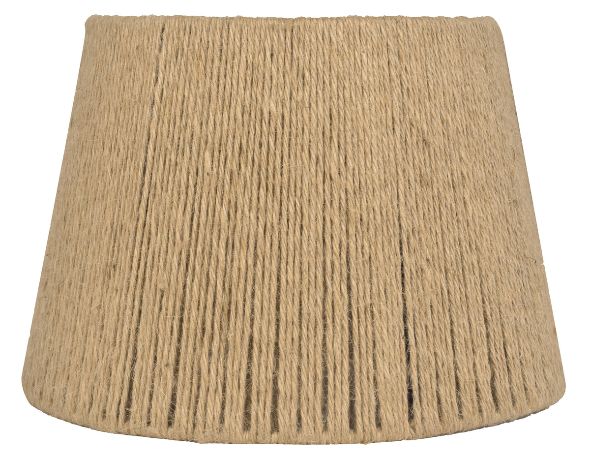 Cozylumi™ Floor Lamp, Black Metal with Natural Rope Shade
