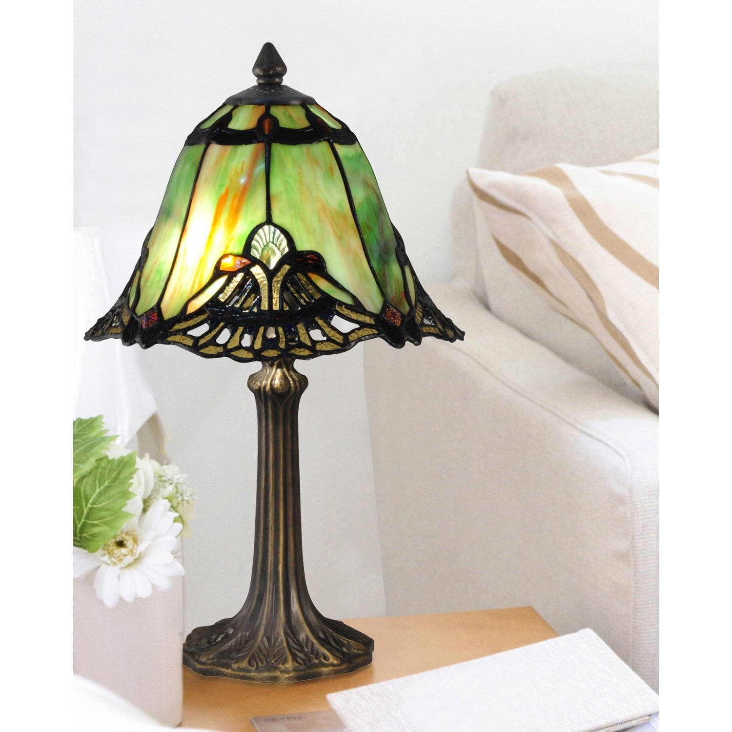 Dale Tiffany Green Haiawa Accent Lamp