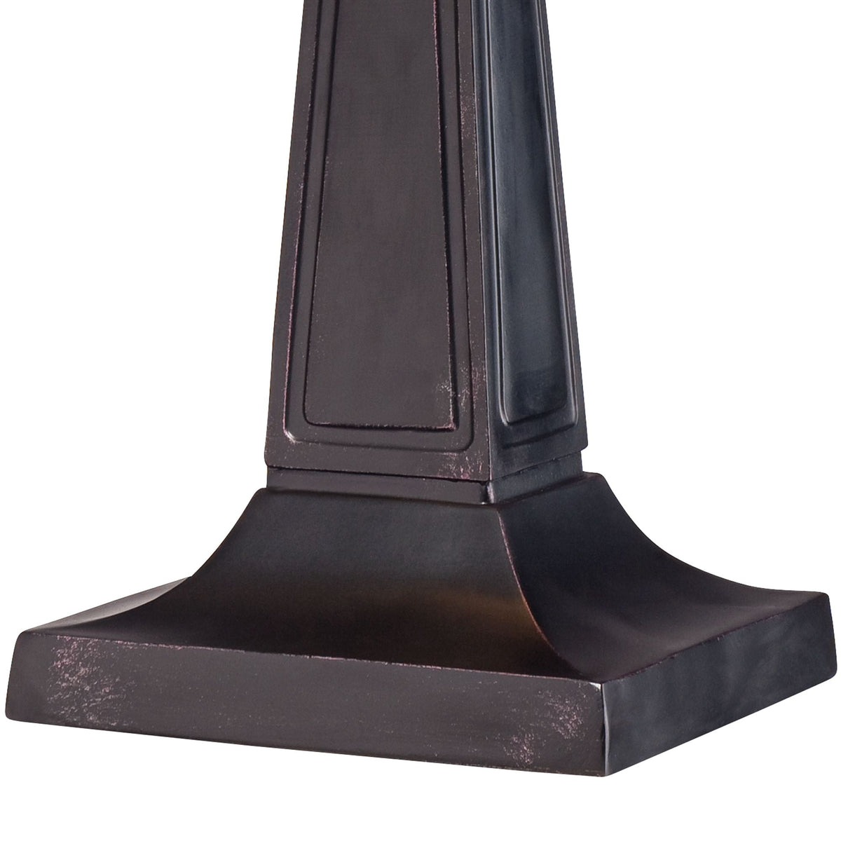 Robert Louis Tiffany Art Deco Accent Table Lamp 21.5" High Mission Bronze Stained Glass Shade for Living Room Family Bedroom Bedside Office