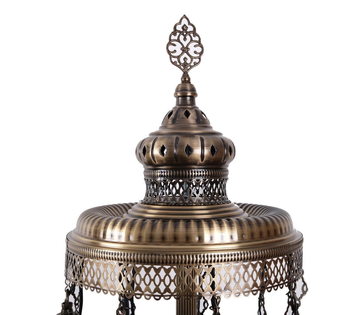 Cozylumi™ Asylove Turkish Lamp 9 Globe Mosaic Floor Lamp, Mosaic Standing Lamp 9 Globe