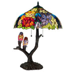 Tiffany-style Warehouse of Tiffany Sarah Camille Table Lamp